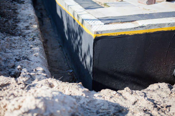 Residential Foundation Crack Repair installation at a Six Lakes, MI home by SJ Waterproofing Pros