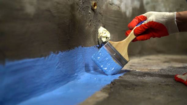 SJ Waterproofing Pros commercial waterproofing team near Six Lakes, MI